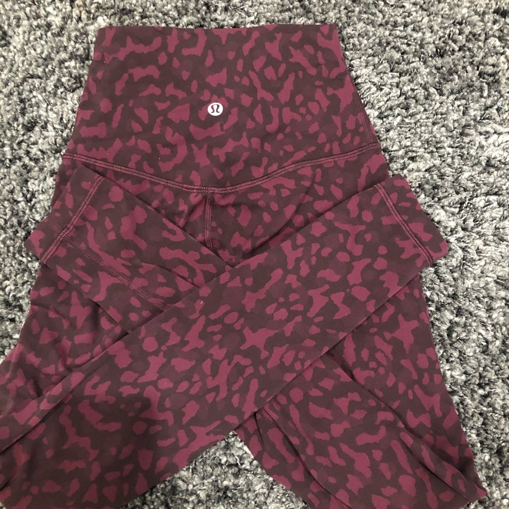 Lululemon Align pant in 28” -formation camo multi